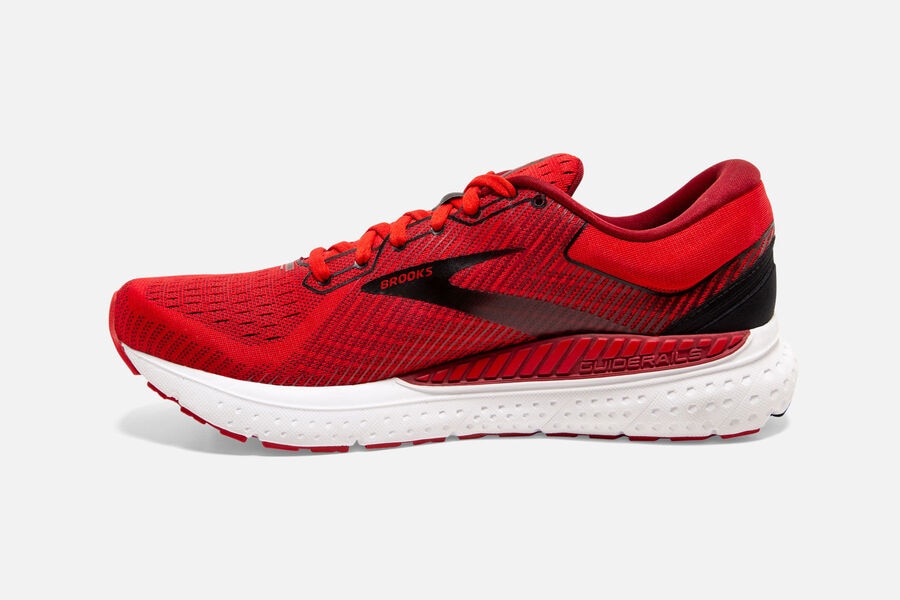 Brooks Running Shoes Mens Red/Black - Transcend 7 Road - 6753-LADHY